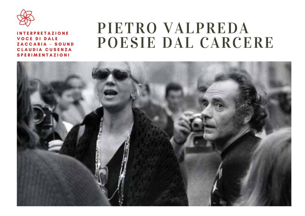 PIETRO VALPREDA POESIE DAL CARCERE DALE ZACCARIA - in foto FRANCA RAME E PIETRO VALPREDA